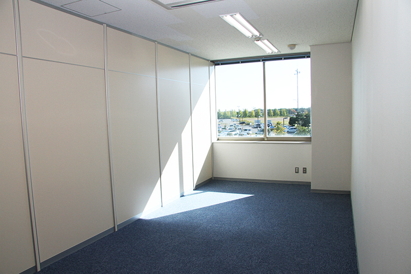 21m²のオフィスは縦長のオフィスとなります。